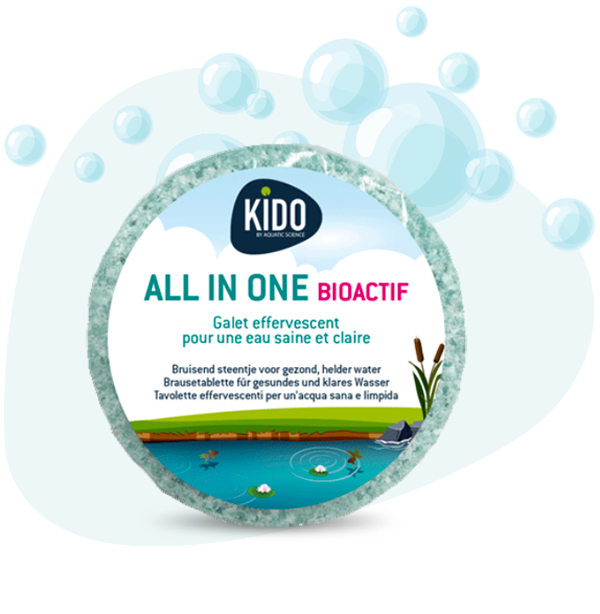 All in one bioactif – Galet effervescent pour eau saine et claire All in one bioactif - Galet effervescent pour eau saine et claire