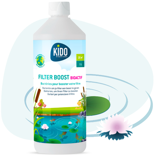 Filter boost – Haute concentration liquide en bactéries pour booster votre filtre Filter boost - Haute concentration liquide en bactéries pour booster votre filtre